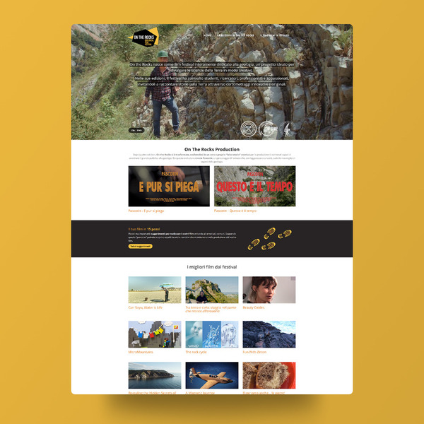 Realizzazione sito web On The Rocks 2025